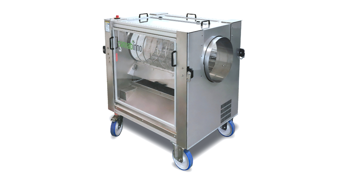 Trimmer Mixi_FINAL Cannabisblüte trimmer machinen aus Chromstahl