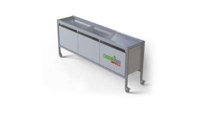 Budsorter Grow Cannabis Bud Sorter made of chrome steel for three different sizes of buds.